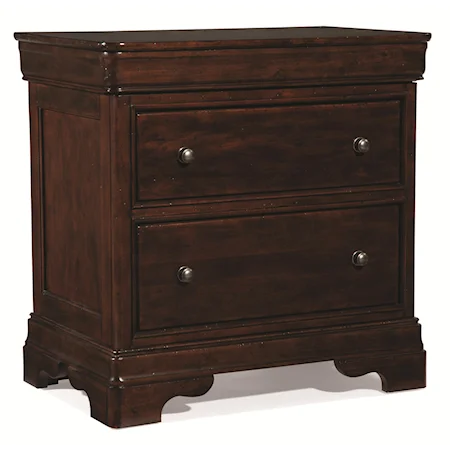 2 Drawer Nightstand w/ Power